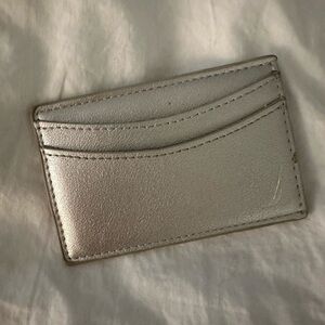 Silver Nautica Card Holder